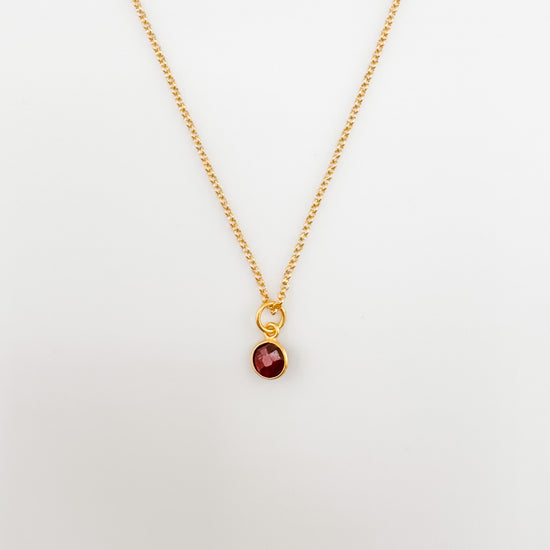 Garnet Gemstone Necklace