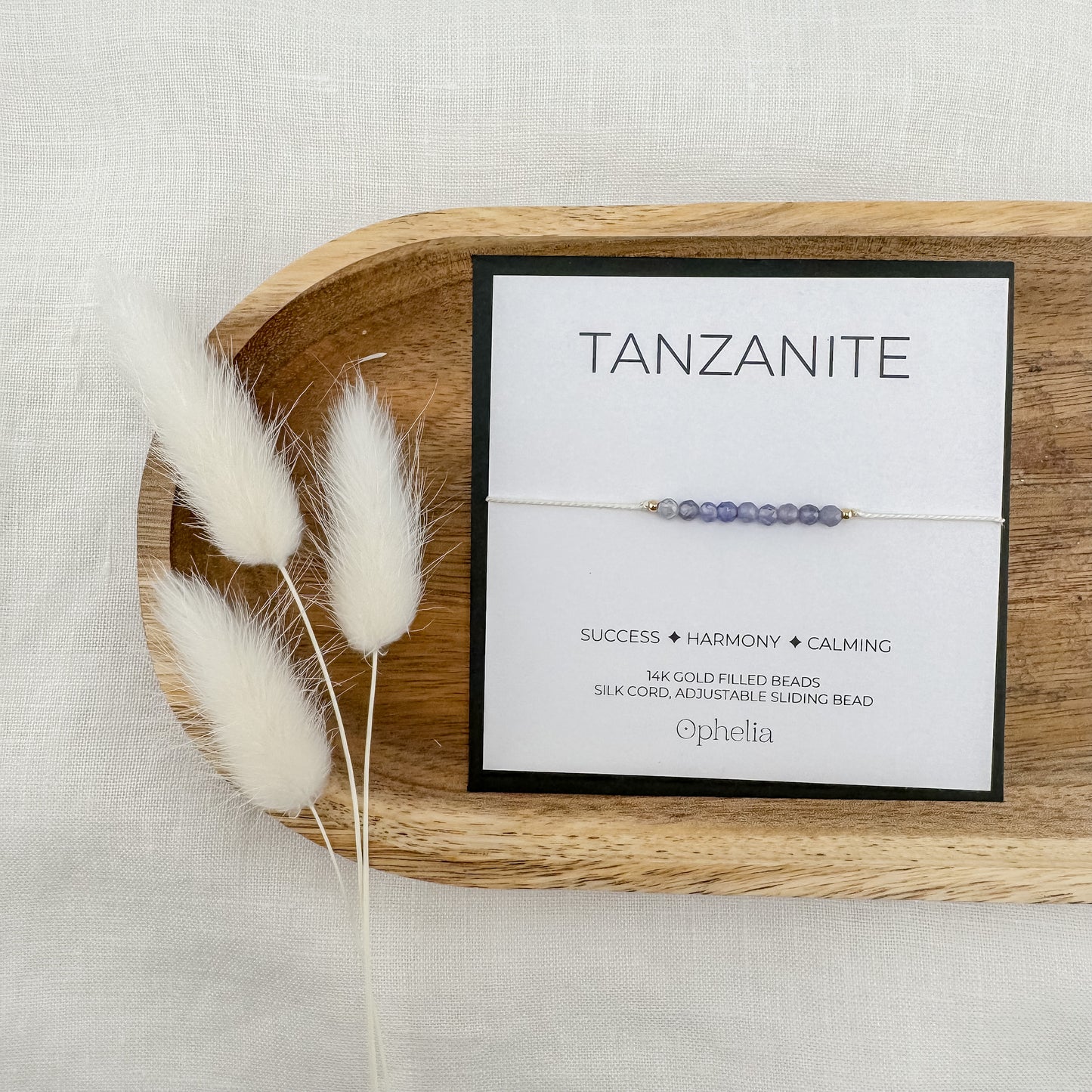 Tanzanite Silk Bracelet