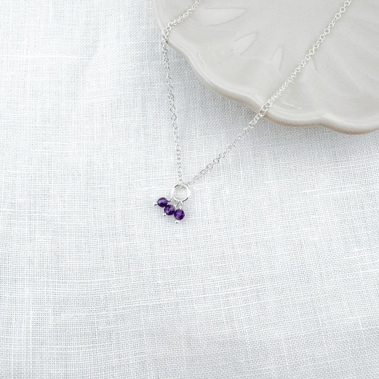 Amethyst Cluster Necklace